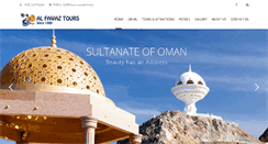 Desktop Screenshot of alfawaztours.com